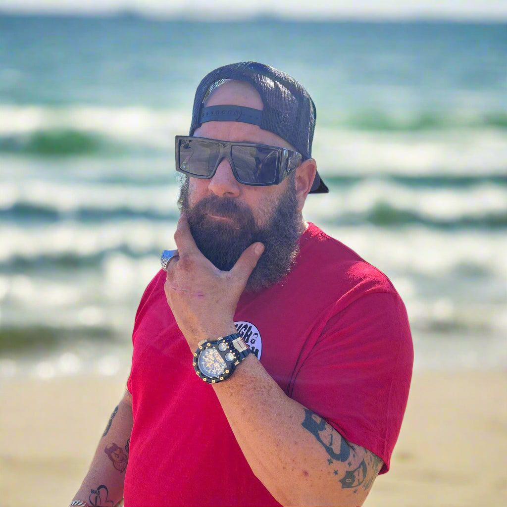 THIGHBRUSH - BAD HOMBRE - RECTANGULAR SUNGLASSES