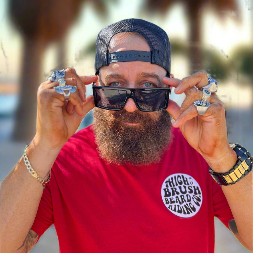 THIGHBRUSH - BAD HOMBRE - RECTANGULAR SUNGLASSES