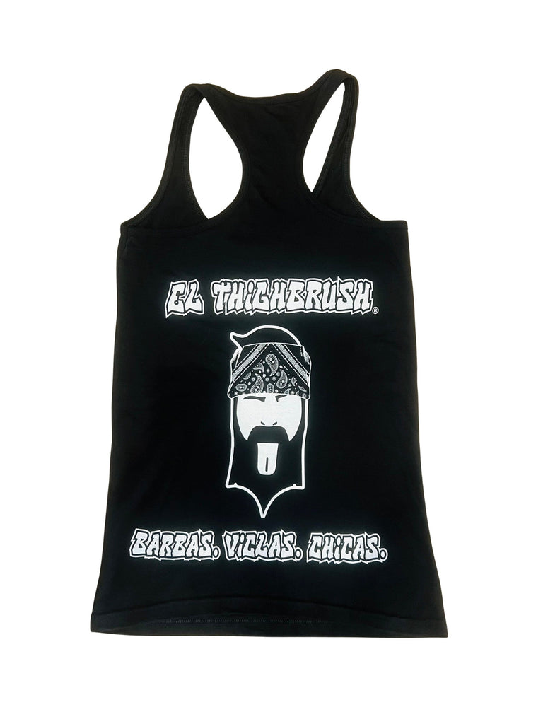 EL THIGHBRUSH® - BARBAS. VICLAS. CHICAS. - Women's Tank Top - Black