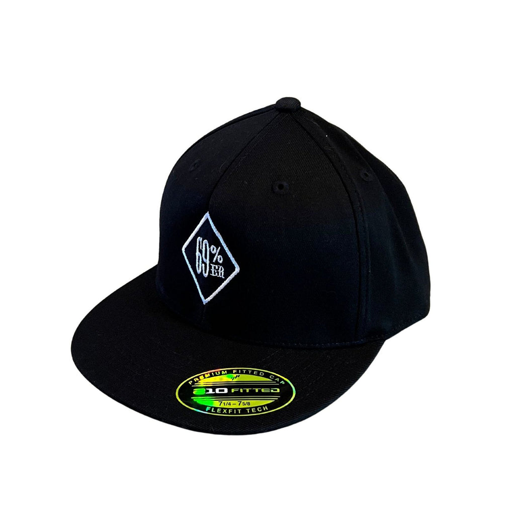 THIGHBRUSH® "69% ER DIAMOND COLLECTION" - Flat Bill FlexFit Hat - Black