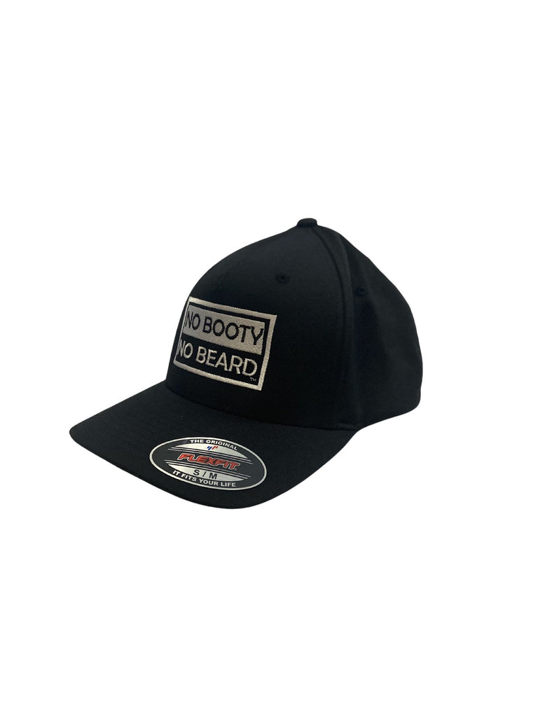 THIGHBRUSH® "NO BOOTY NO BEARD" - FlexFit Hat - Black