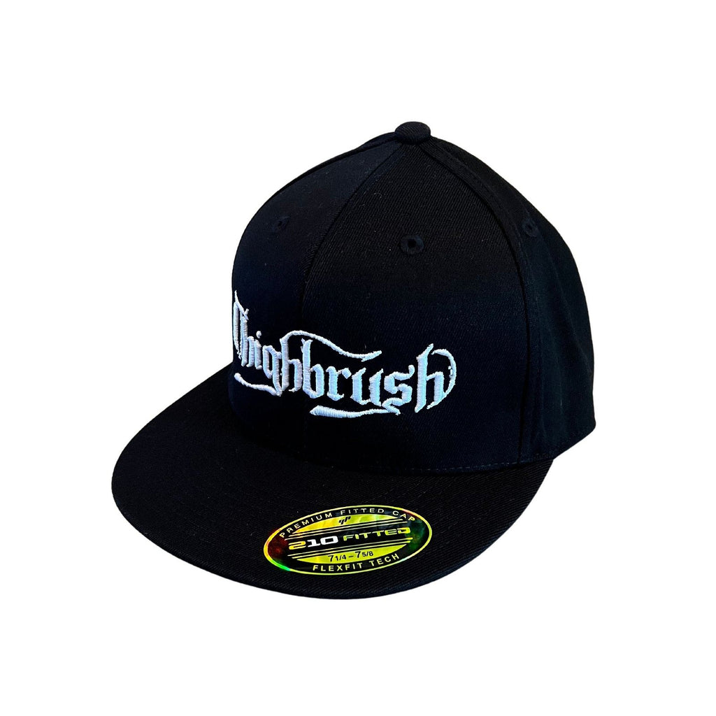 THIGHBRUSH® - OUTLAW - Flat Bill FlexFit Hat - Black