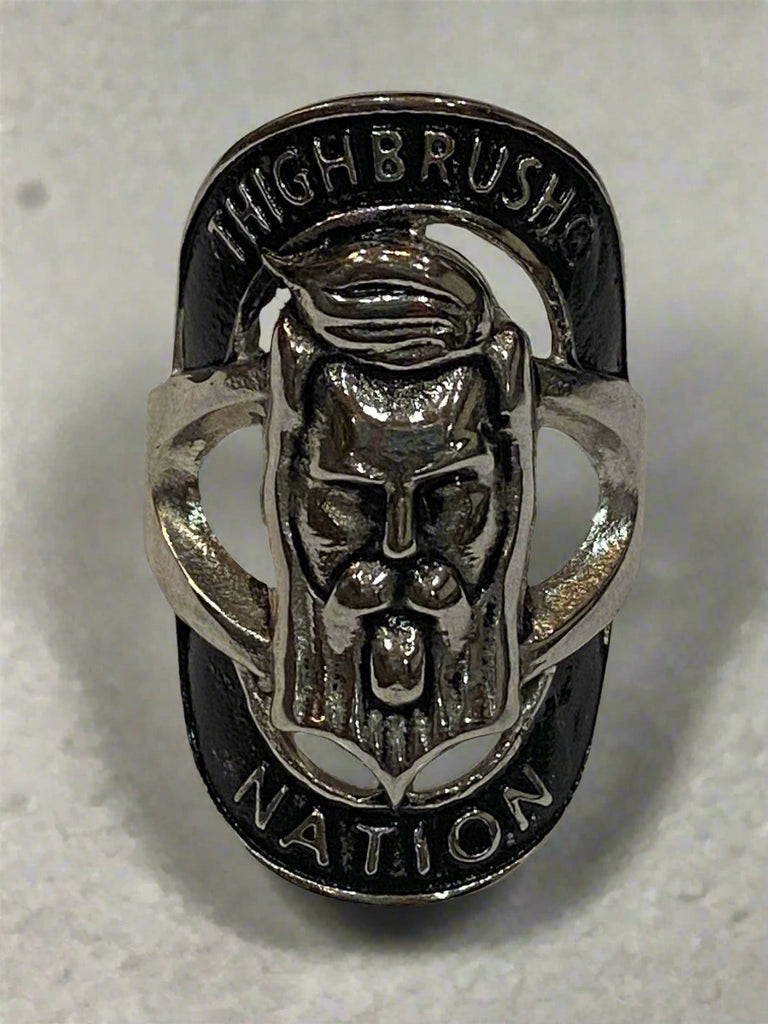 THIGHBRUSH® "THIGHBRUSH® NATION" Ring - Silver