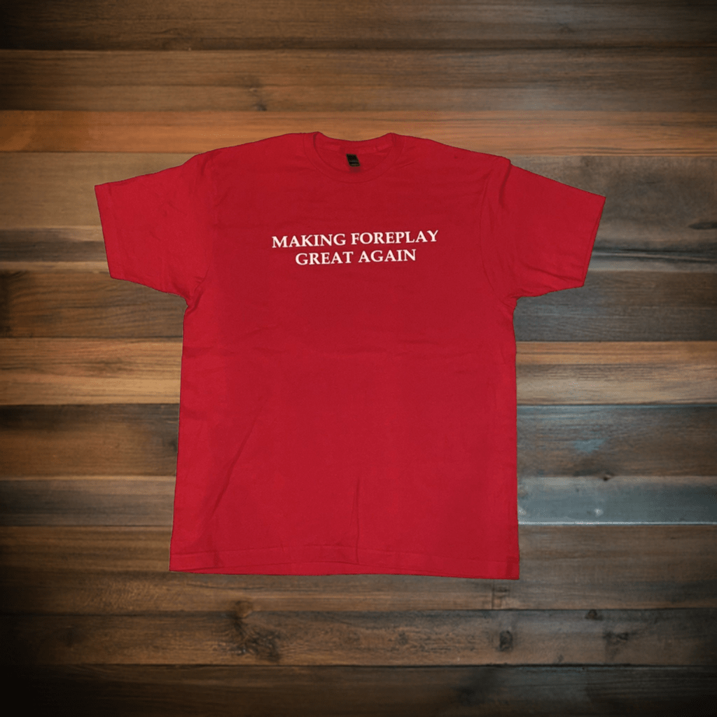 THIGHBRUSH® - MAKING FOREPLAY GREAT AGAIN - Men's T-Shirt - Red