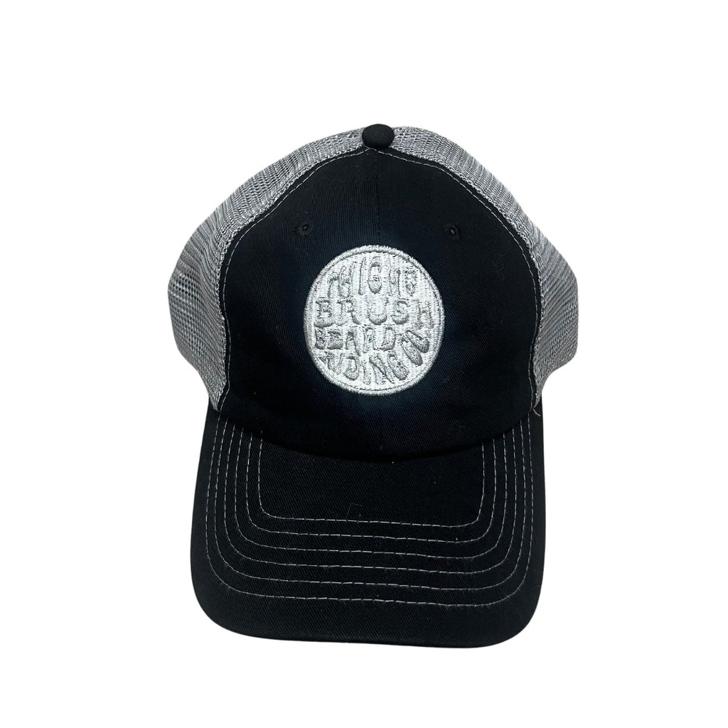 THIGHBRUSH® BEARD RIDING COMPANY - Unstructured Snapback Hat - Black and Grey - Dad Hat