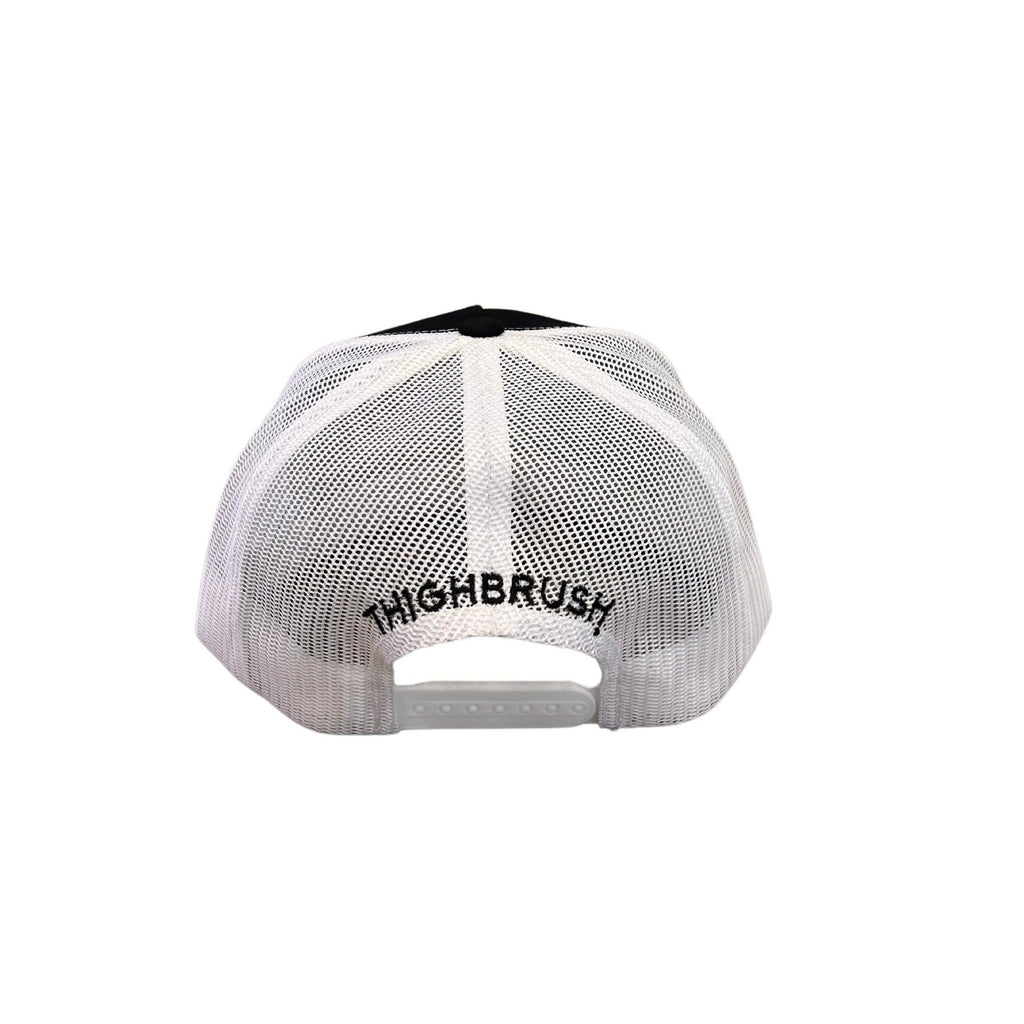 THIGHBRUSH® - 69% ER™ DIAMOND COLLECTION - Trucker Snapback Hat - Black and White - Flat Bill